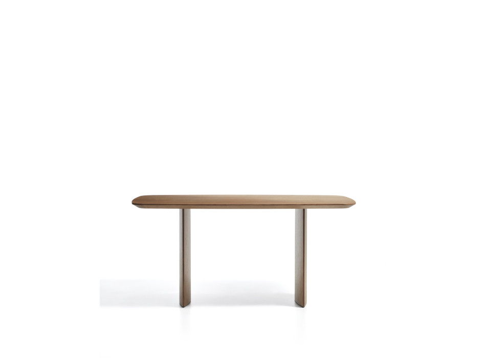 Mesa Litto con chapa de madera
