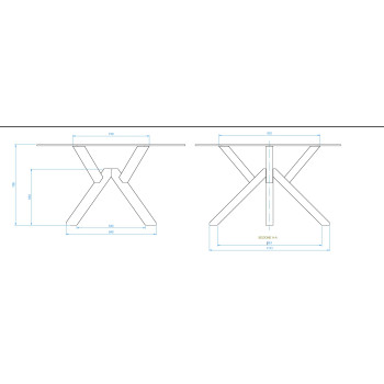MESA MIKADO CB4728-FR 160 CONNUBIA