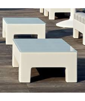 Mesa Modi con cristal blanco MyYour