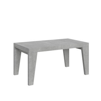 Mesa Naxy D.90 - Mesa extensible 160/264x90 cm Naxy fresno blanco