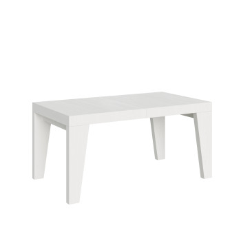 Mesa Naxy D.90 - Mesa extensible 160/420x90 cm Naxy fresno blanco