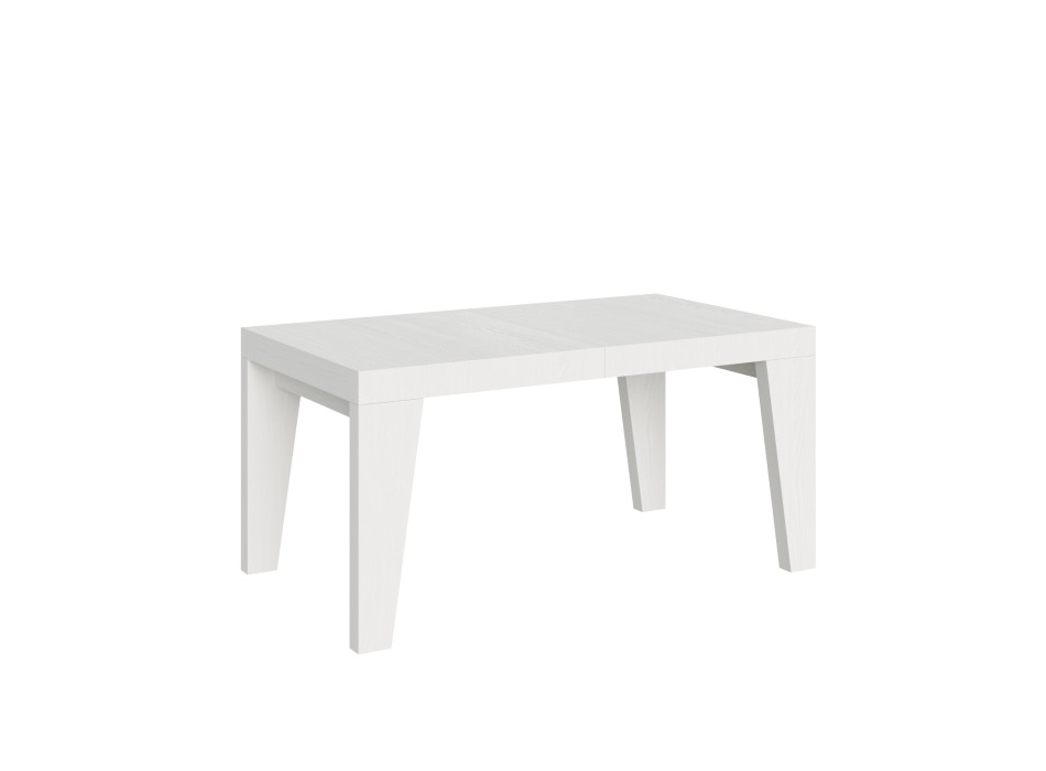 Mesa Naxy D.90 - Mesa extensible 160/420x90 cm Naxy fresno blanco