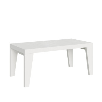 Mesa Naxy D.90 - Mesa extensible 200/304x90 cm Naxy fresno blanco