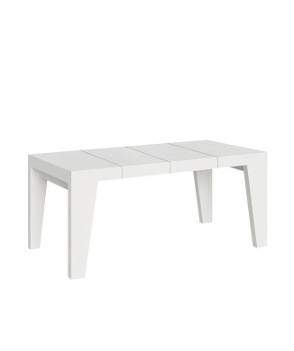 Mesa Naxy Premium D.90 - Mesa extensible 130/390x90 cm Naxy Premium fresno blanco