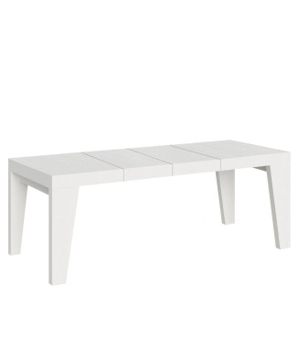 Mesa Naxy Premium D.90 - Mesa extensible 180/440x90 cm Naxy Premium fresno blanco