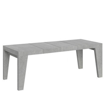 Mesa Naxy Premium D.90 - Mesa extensible 200/460x90 cm Naxy Premium fresno blanco