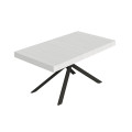 Mesa extensible Niket 90x160/264 cm con patas antracita