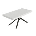 Mesa extensible Niket 90x180/440 cm con patas antracita