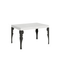 Mesa extensible Paxon 90x140/244 cm con estructura antracita