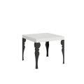 Mesa extensible Paxon 90x90/246 cm con estructura antracita