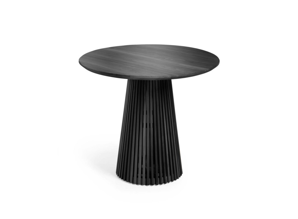 Mesa redonda Jeanette en madera maciza