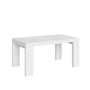 Mesa Roxell P.90 - Mesa extensible 160/264x90 cm Roxell Fresno Blanco