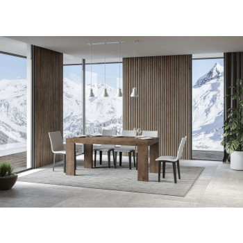 Mesa Roxell P.90 - Mesa extensible 160/420x90 cm Roxell Fresno Blanco