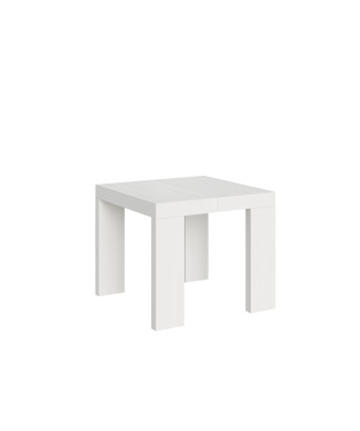 Mesa Roxell P.90 - Mesa extensible 90/246x90 cm Roxell Fresno Blanco