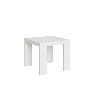 Mesa Roxell P.90 - Mesa extensible 90/246x90 cm Roxell Fresno Blanco