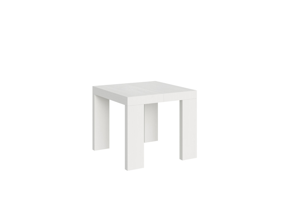 Mesa Roxell P.90 - Mesa extensible 90/246x90 cm Roxell Fresno Blanco