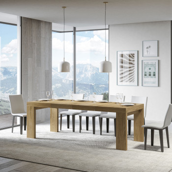 Mesa Roxell Premium D.90 - Mesa extensible 120/224x90 cm Roxell Premium Fresno Blanco