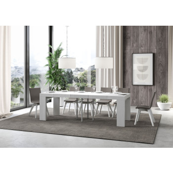 Mesa Roxell Premium D.90 - Mesa extensible 90/246x90 cm Roxell Premium Fresno Blanco