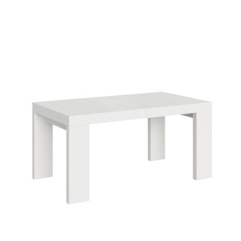 Roxell Table - Mesa extensible 90x160/420 cm Roxell Blanco Fresno