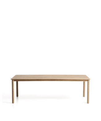 Mesa Sori de madera maciza de acacia FSC 100%, 240 x 100 cm.