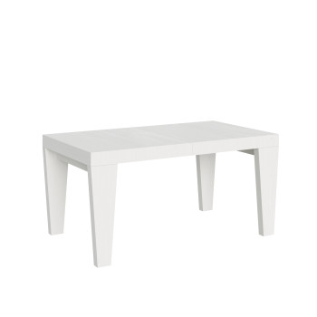 Mesa Spimbo D.90 - Mesa extensible 160/264x90 cm Spimbo Fresno Blanco