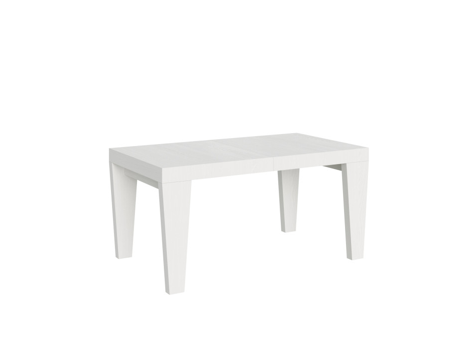 Mesa Spimbo D.90 - Mesa extensible 160/420x90 cm Spimbo Fresno Blanco