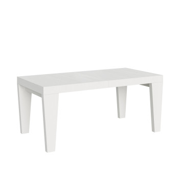 Mesa Spimbo D.90 - Mesa extensible 180/440x90 cm Spimbo Fresno Blanco