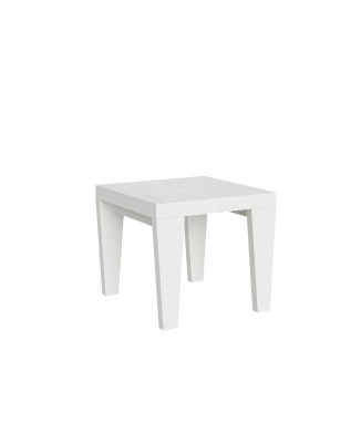 Mesa Spimbo D.90 - Mesa extensible 90/246x90 cm Spimbo Fresno Blanco