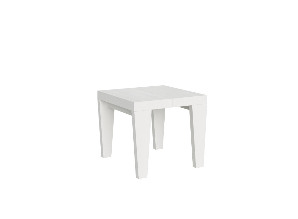Mesa Spimbo D.90 - Mesa extensible 90/246x90 cm Spimbo Fresno Blanco