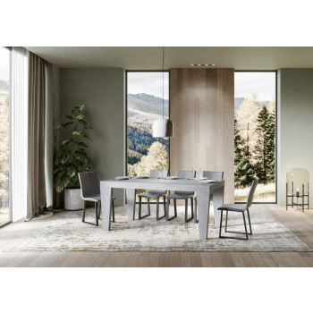 Mesa Spimbo Premium D.90 - Mesa extensible 160/264x90 cm Spimbo Premium Fresno Blanco