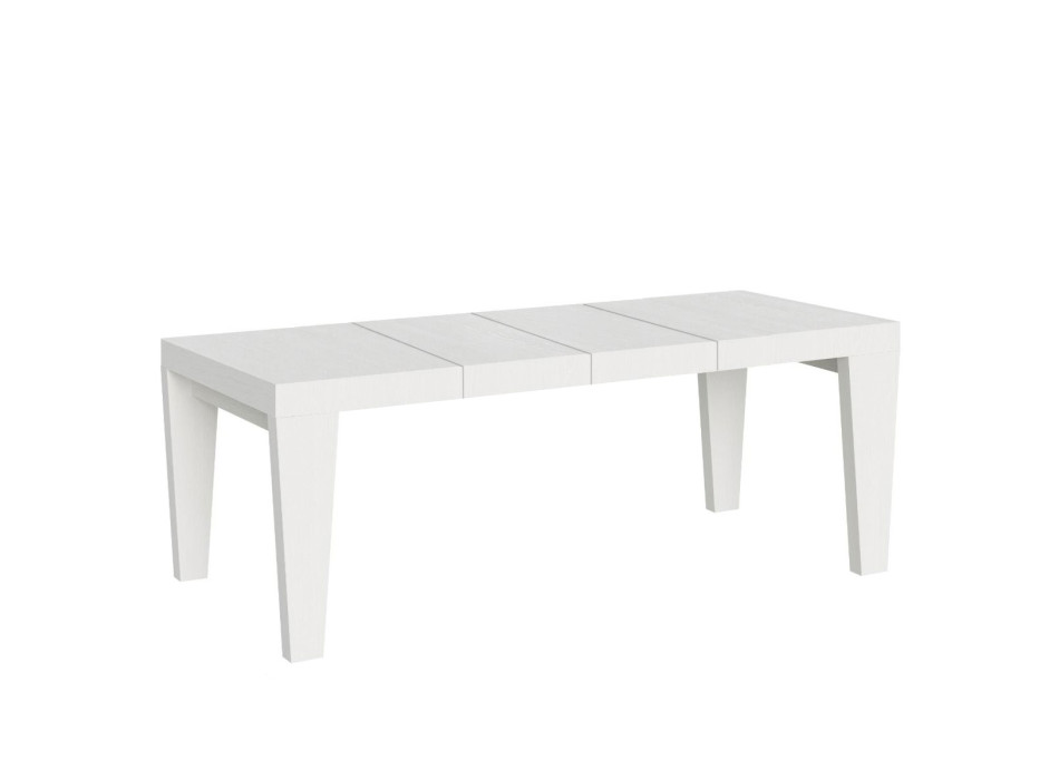 Mesa Spimbo Premium D.90 - Mesa extensible 180/284x90 cm Spimbo Premium Fresno Blanco