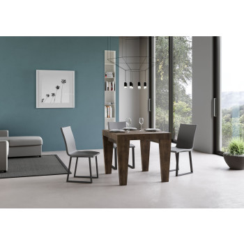 Mesa Spimbo Premium D.90 - Mesa extensible 90/246x90 cm Spimbo Premium Fresno Blanco