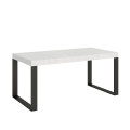 Mesa extensible 90x200/460 cm estructura Tecno Antracita