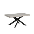 Mesa extensible 90x160/264 cm Volantis patas antracita