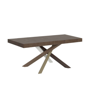 Mesa Volantis Premium Color 4/C P.90 - Mesa extensible 130/234x90 cm Volantis Premium patas fresno blanco multicolor 4/C