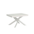 Mesa extensible 90x120/380 cm Volantis Premium patas blancas