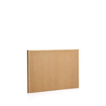 Cabecero Helvine de chapa de roble para cama de 90 cm, certificado FSC 100%.