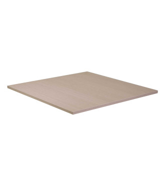 Tablero de mesa Medusa cuadrado chapado en roble, 68 x 68 x 1,8 cm, Vacchetti