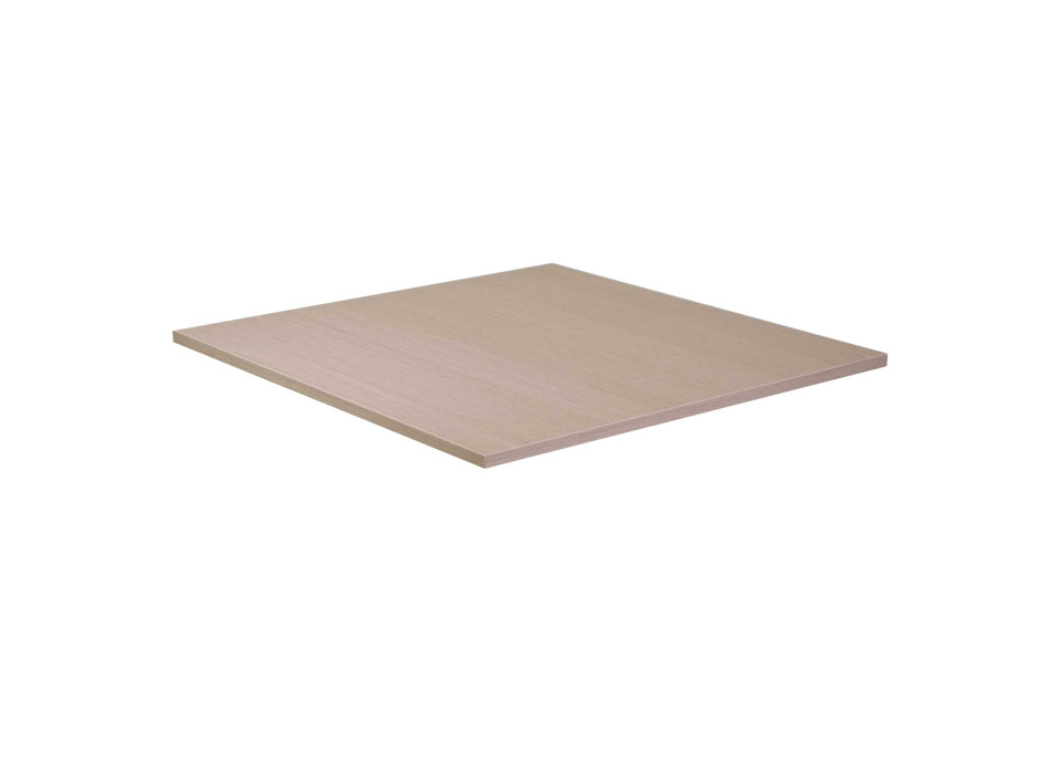 Tablero de mesa Medusa cuadrado chapado en roble, 68 x 68 x 1,8 cm, Vacchetti