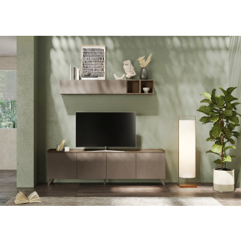 TRAY - aparador bajo con 4 puertas