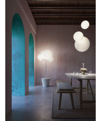 Lámpara de pie ÁRBOL DE LUCES Azafrán