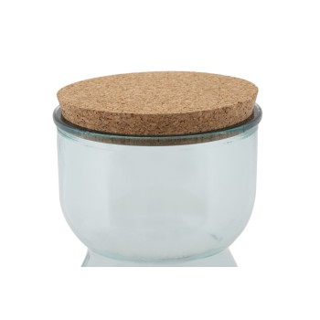 JARRÓN DE JARDÍN DE VIDRIO RECICLADO