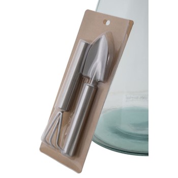 JARRÓN DE JARDÍN DE VIDRIO RECICLADO