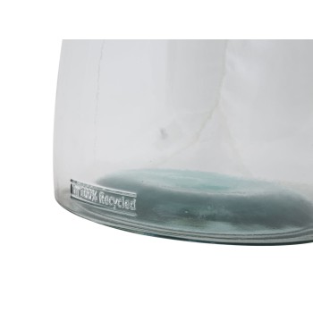 JARRÓN DE JARDÍN DE VIDRIO RECICLADO