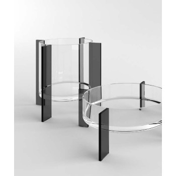 Jarrón de cristal FLY redondo (S) ADRIANI & ROSSI