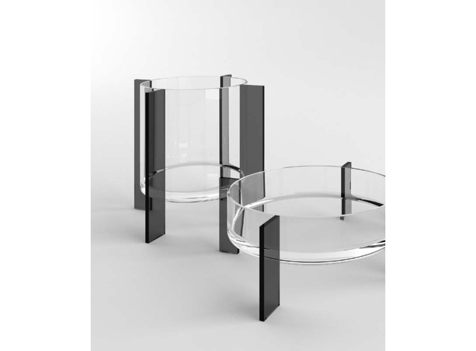 Jarrón de cristal FLY redondo (S) ADRIANI & ROSSI