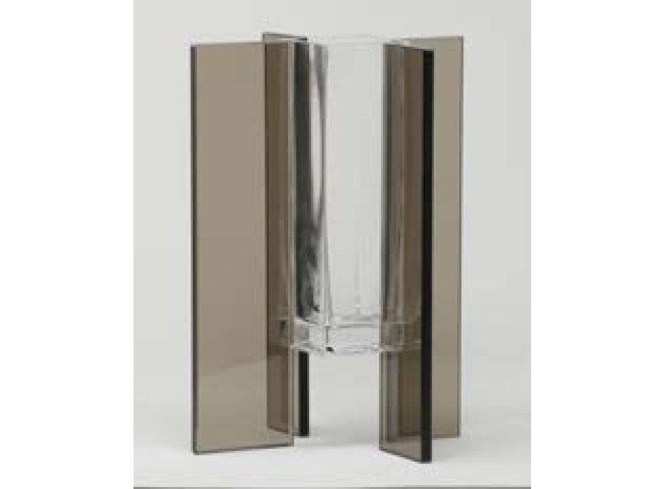 Jarrón de cristal FLY SQUARE de ADRIANI & ROSSI