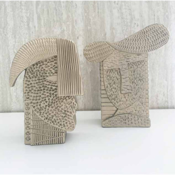 Jarrón escultura acantilado de ADRIANI & ROSSI