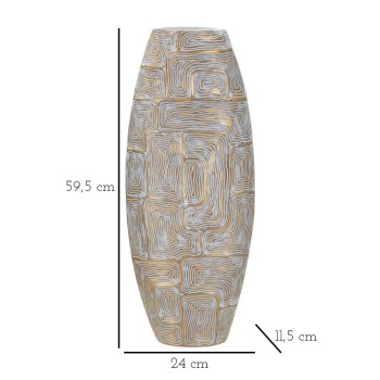 JARRÓN RESINA TORRE ECLIPS