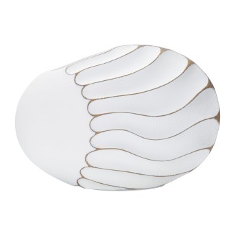 JARRÓN RESINA LINEAS